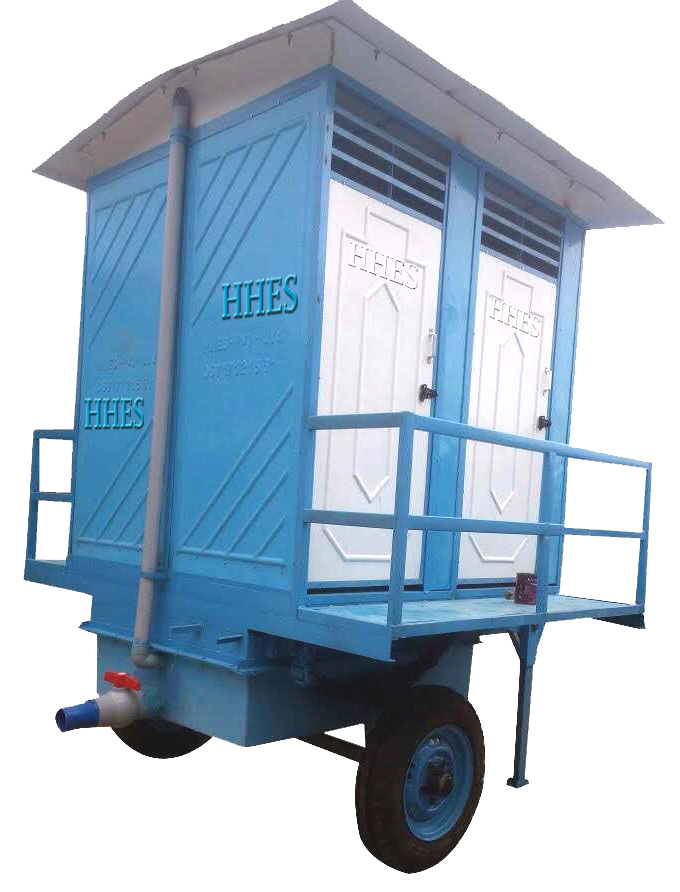 Four Seater Mobile Toilet